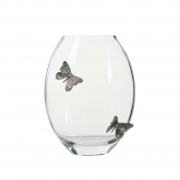 Florero Butterfly Silver