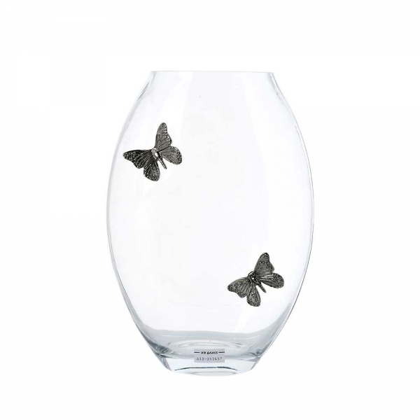 Florero Butterfly Silver