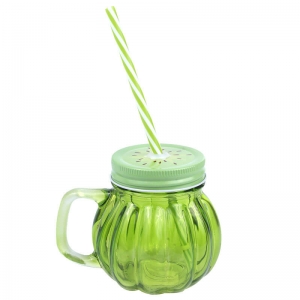 Vaso con Tapa Kiwi