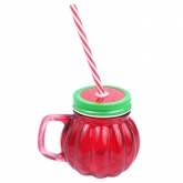 Vaso con Tapa Sandía