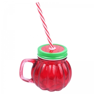 Vaso con Tapa Sandía