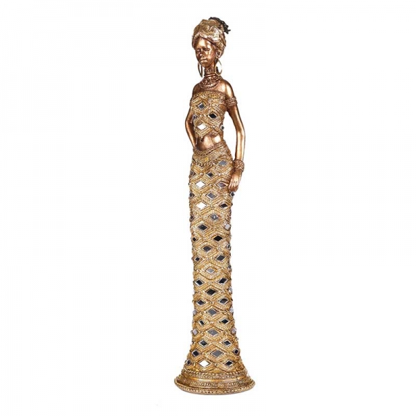 Figura Deco Mujer Africana