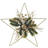 Estrella Deco Dorada